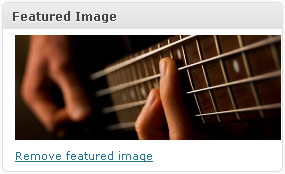 After adding Featured Image